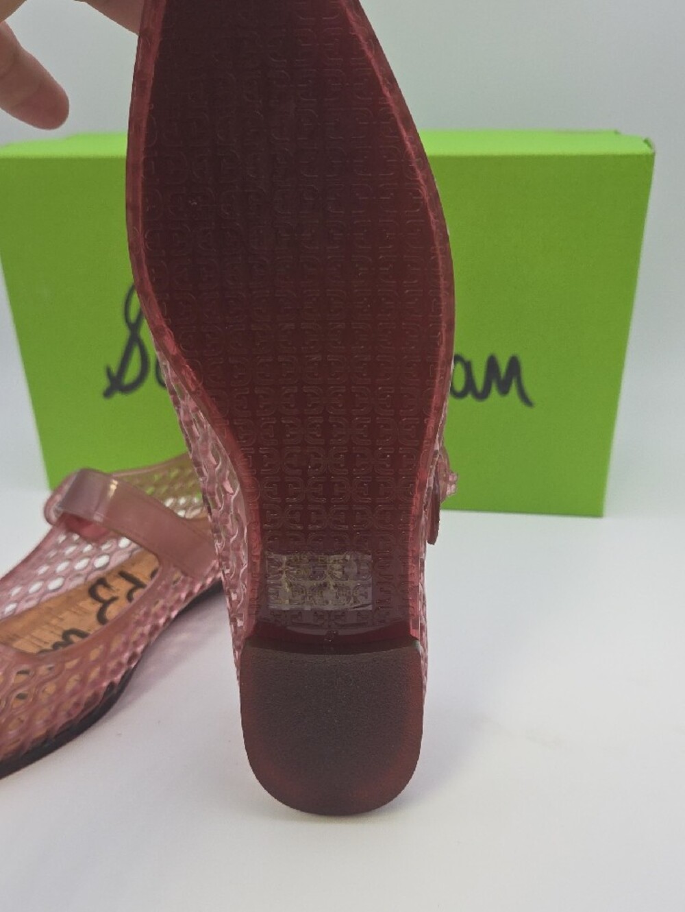 Sam Edelman Pink Jelly Mary Jane Flats - Picture 6 of 7
